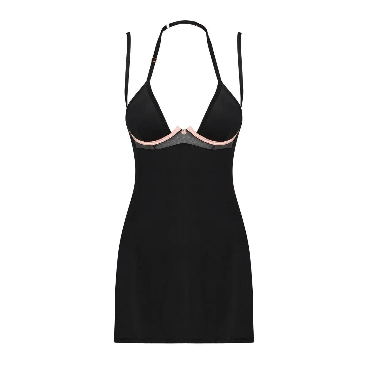 Selinne Chemise & Tanga schwarz von Obsessive kaufen | Fesselliebe