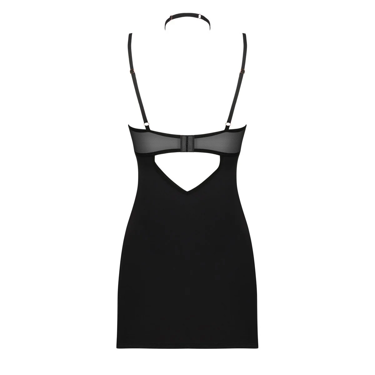 Selinne Chemise & Tanga schwarz von Obsessive kaufen | Fesselliebe