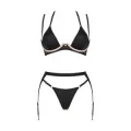 Selinne 3er Set Schwarz von Obsessive