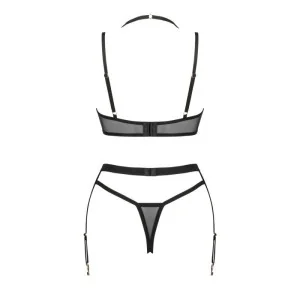 Selinne 3er Set Schwarz von Obsessive