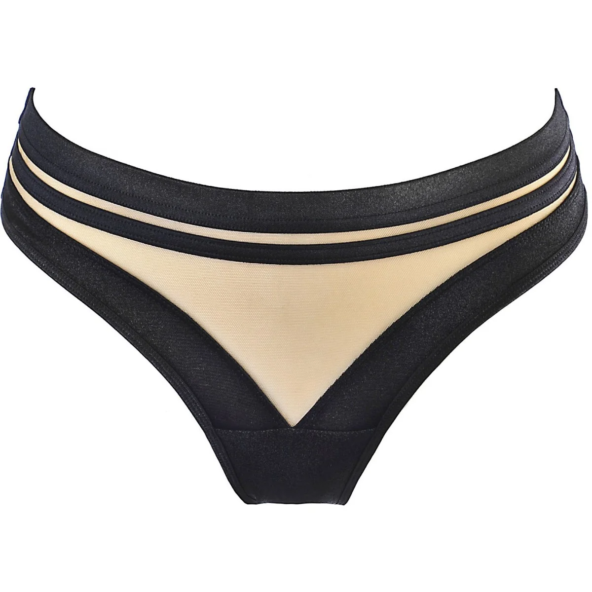 String schwarz-beige V-10495 von Axami kaufen | Fesselliebe