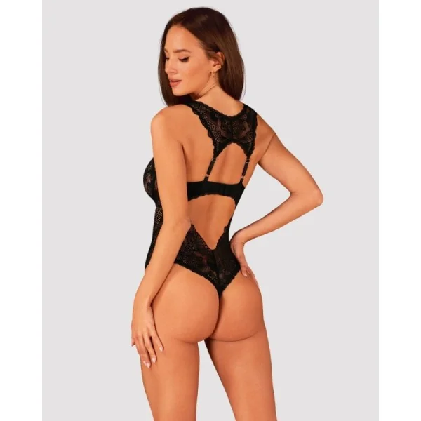 Donna Dream offener Schritt Body schwarz von Obsessive kaufen | Fesselliebe