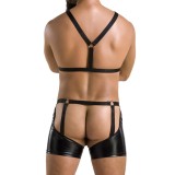 Aron Set Schwarz 047 von Passion Men | Fesselliebe.de