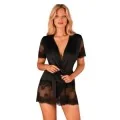 Maderris Peignoir Schwarz von Obsessive
