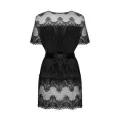 Maderris Peignoir Schwarz von Obsessive