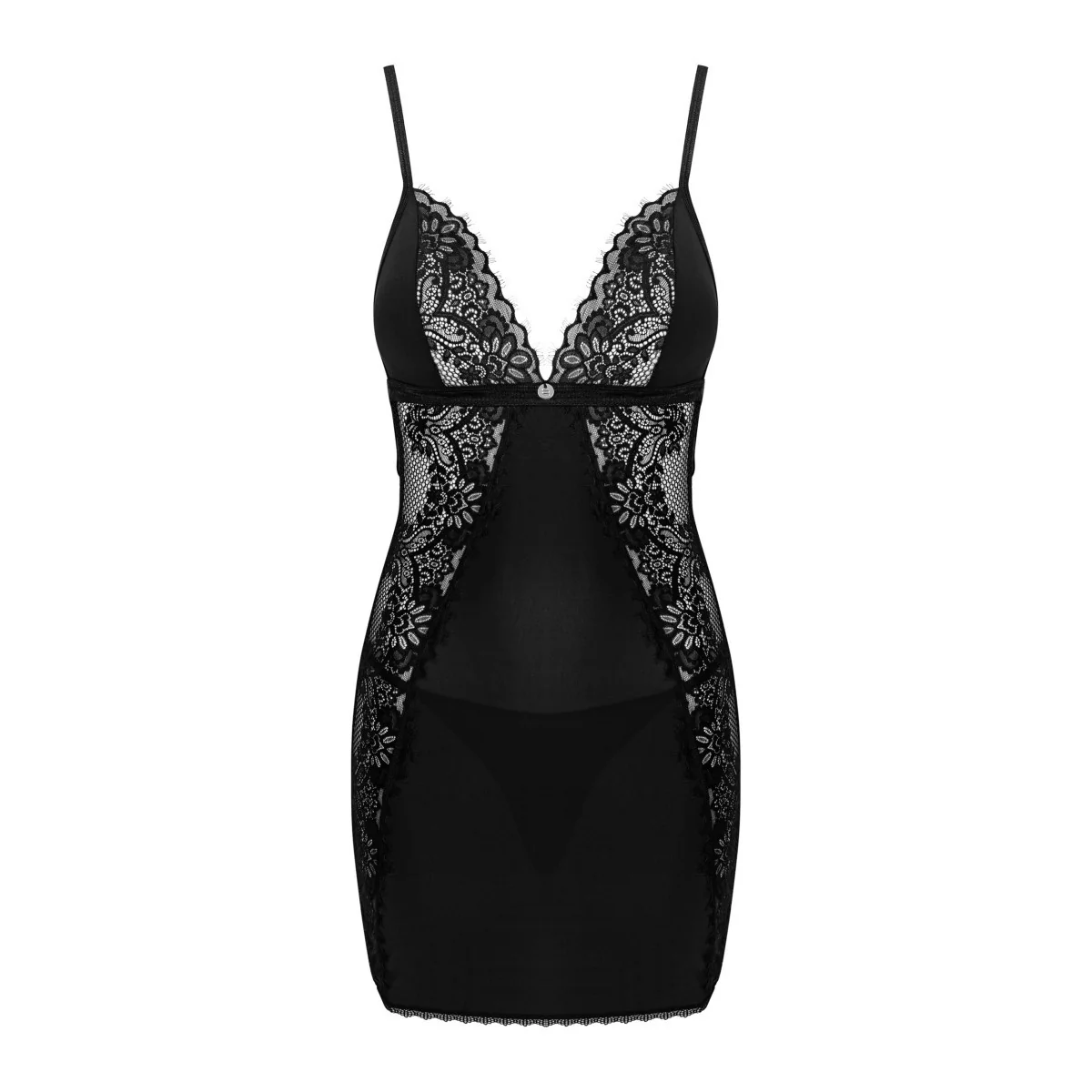 Maderris Chemise & Tanga schwarz von Obsessive kaufen | Fesselliebe