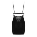 Maderris Chemise & Tanga Schwarz von Obsessive
