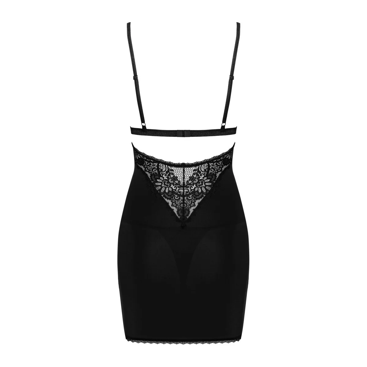 Maderris Chemise & Tanga schwarz von Obsessive kaufen | Fesselliebe