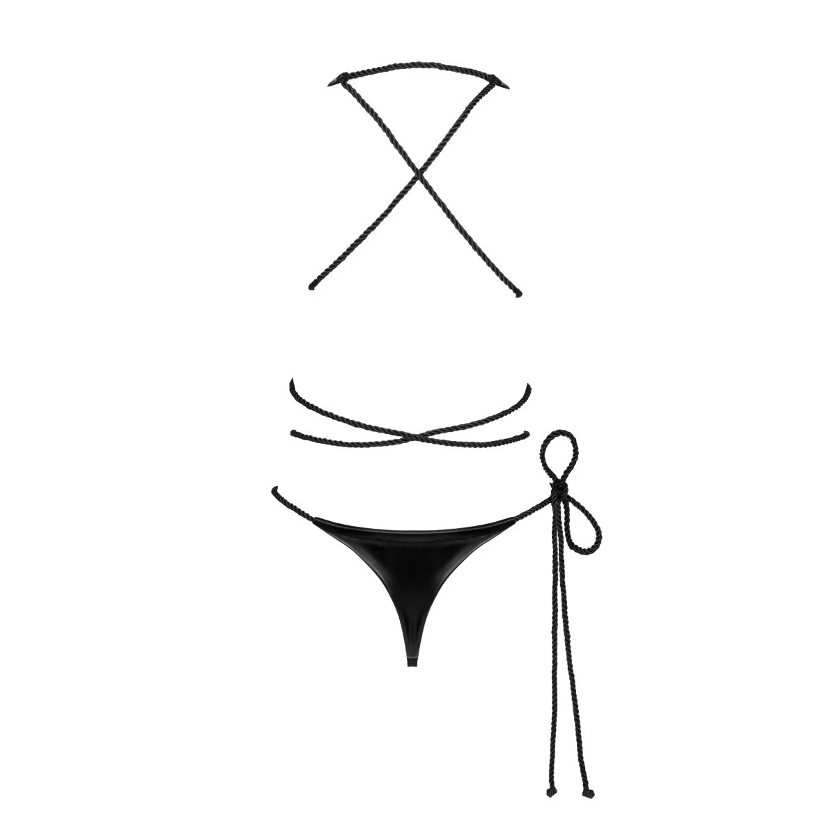 Cordellis offener Schritt Body schwarz von Obsessive kaufen | Fesselliebe