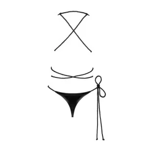 Cordellis Offener Schritt Body Schwarz von Obsessive