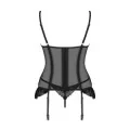 Serena Love Korsett & Tanga Schwarz von Obsessive