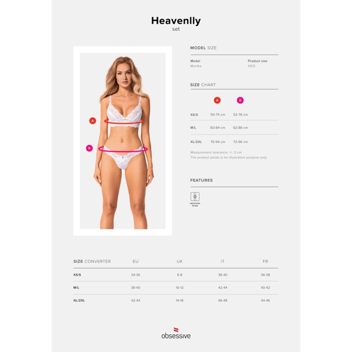 Heavenlly 2er Set Weiss von Obsessive | Fesselliebe.de