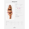 Serena Love 2er Set Schwarz von Obsessive
