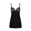 Serena Love Chemise & Tanga Schwarz von Obsessive