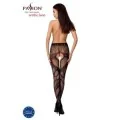 Strumpfhose offen (OUVERT Strumpfhose) Schwarz S007 von Passion-Exklusiv