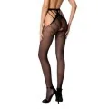 Strumpfhose offen (OUVERT Strumpfhose) Schwarz S001 von Passion-Exklusiv