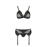 Nessy 3er Set Schwarz von Passion-Exklusiv | Fesselliebe.de
