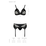 Nessy 3er Set Schwarz von Passion-Exklusiv | Fesselliebe.de