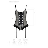 Nessy Korsett & Tanga Schwarz von Passion-Exklusiv | Fesselliebe.de