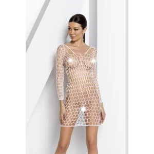 Kleid Weiss Bs093 von Passion-Exklusiv