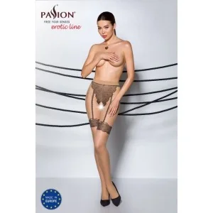 Strumpfhose 016 offen (OUVERT Strumpfhose) Beige von Passion-Exklusiv