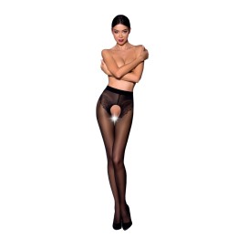 Strumpfhose 006 offen (OUVERT Strumpfhose) Schwarz von Passion-Exklusiv | Fesselliebe.de