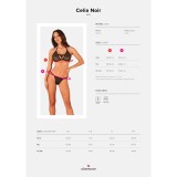 Celia Noir 2er Set Schwarz von Obsessive | Fesselliebe.de
