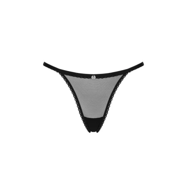 Celia Noir Tanga schwarz von Obsessive kaufen | Fesselliebe