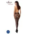Strumpfhose offen (OUVERT Strumpfhose) Schwarz S012 von Passion-Exklusiv