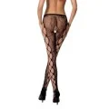 Strumpfhose offen (OUVERT Strumpfhose) Schwarz S008 von Passion-Exklusiv