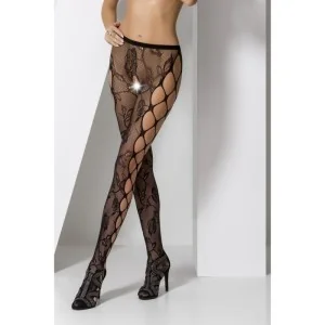 Strumpfhose offen (OUVERT Strumpfhose) Schwarz S008 von Passion-Exklusiv