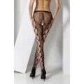 Strumpfhose offen (OUVERT Strumpfhose) Schwarz S008 von Passion-Exklusiv