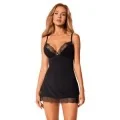 Bella Rou Chemise & Tanga Schwarz von Obsessive