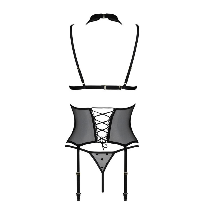 Dominica Korsett & Tanga Schwarz von Passion-Exklusiv | Fesselliebe.de
