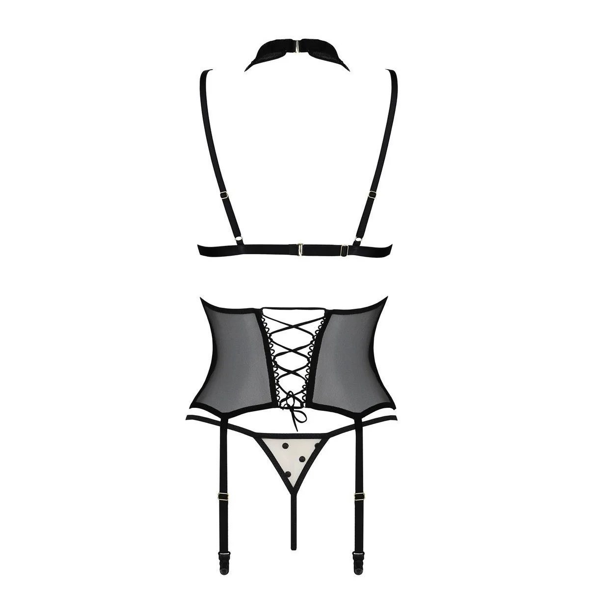 Dominica Korsett & Tanga beige von Passion-Exklusiv kaufen | Fesselliebe