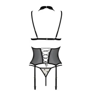 Dominica Korsett & Tanga Beige von Passion-Exklusiv