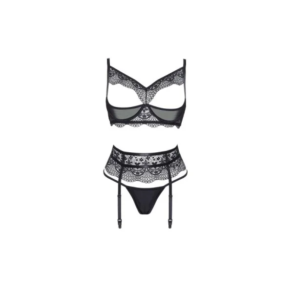 Chiara 3er Set schwarz von Beauty Night Fashion kaufen | Fesselliebe