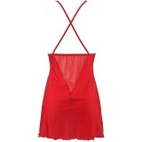 Babydoll & String Rot V-10469 von Axami | Fesselliebe.de