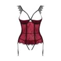 Denissa Korsett & Tanga Rot von Obsessive