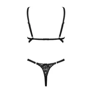 Dominnis 2er Set Schwarz von Obsessive