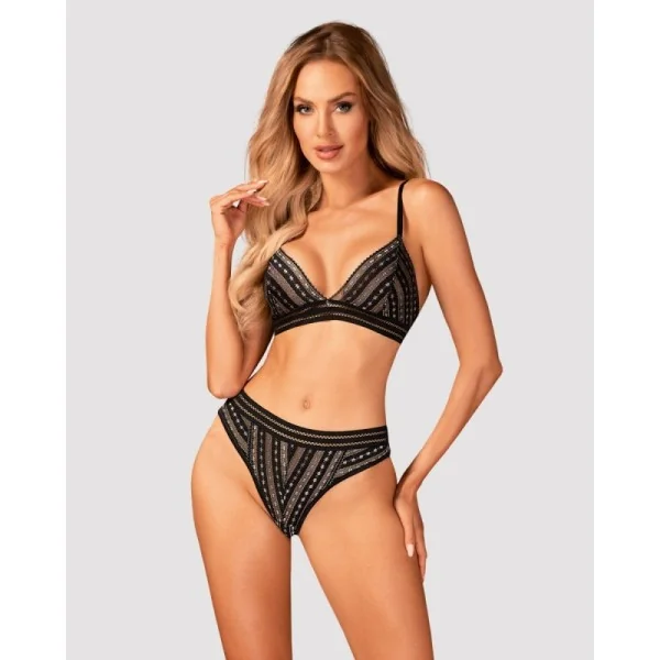 Natilya 2er Set schwarz von Obsessive kaufen | Fesselliebe