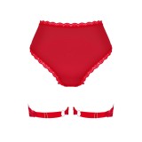 Belovya Garter Höschen Rot von Obsessive | Fesselliebe.de