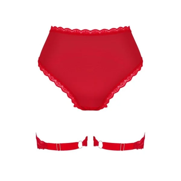 Belovya Garter Höschen Rot von Obsessive | Fesselliebe.de