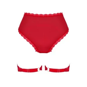 Belovya Garter Höschen Rot von Obsessive