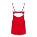 Amor Cherris Chemise & Tanga Rot von Obsessive
