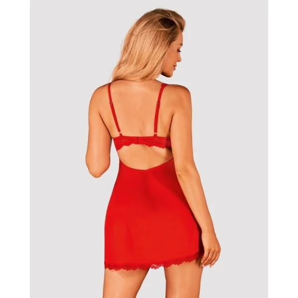 Amor Cherris Chemise & Tanga Rot von Obsessive | Fesselliebe.de