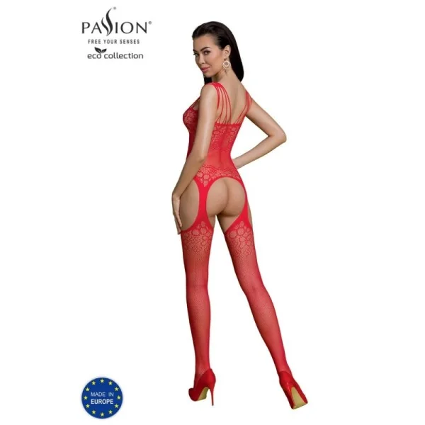 Eco Bodystocking Bs004 rot von Passion Eco Collection kaufen | Fesselliebe