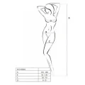 Eco Bodystocking Bs004 Schwarz von Passion Eco Collection