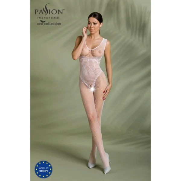Eco Bodystocking Bs003 weiß von Passion Eco Collection kaufen | Fesselliebe