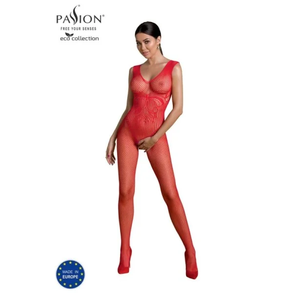 Eco Bodystocking Bs003 rot von Passion Eco Collection kaufen | Fesselliebe